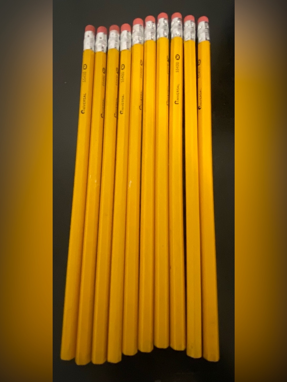 Universal #2 Yellow Pencils with Pink Erasers